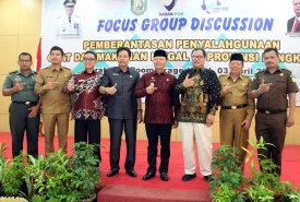 Focus Group Disussion (FGD) Pemberantasan Penyalahgunaan Obat dan Makanan Ilegal di Provinsi Bengkulu, Selasa (3/4/2018). Acara itu digagas oleh Badan Pengawas Obat dan Makanan (BPOM) Bengkulu