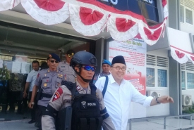 Ridwan Mukti usai menginap di Rutan Malabero