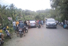 Suasana Aparat Polres Bengkulu Utara Membekuk Pelaku Curnak
