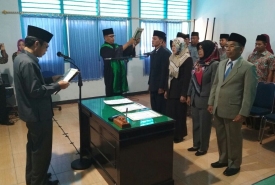 pelantikan Empat Auditor Inspektorat