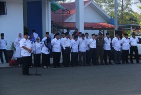 penutupan rangkaian kegiatan ulang tahun kemerdekaan Republik Indonesia ke 73 di lapangan walikota, Rabu, (15/08/18).  “Hari ini kita telah mengumumkan pemenang lomba 17