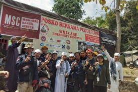 Saat galang dana untuk korban gempa lombok