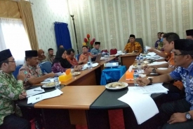 Informatika dan Persandian (Kominfosan) Kota Bengkulu menggelar Rapat  tentang Pedoman Evaluasi Sistem Pemerintahan Berbasis Elektronik (SPBE)