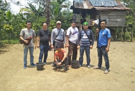 Judi Sabung Ayam di Kecamatan Ujan Mas berhasil di grebek aparat Sabtu (15/9/18)