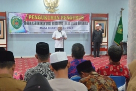 FKUB Kota Bengkulu Dikukuhkan