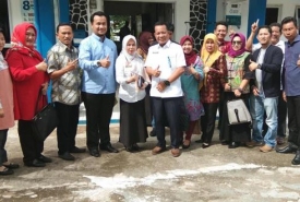 Pansus DPRD Kota Lubuk Linggau di Kantor Dinas Koperasi dan UKM Kota Bengkulu