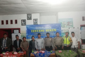 Kegiatan Sosialisasi Sadar Hukum Polsek Kaur