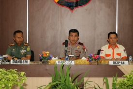 Polda Bengkulu Gelar Rakernis TNI-POLRI