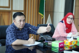 Rapat membahas bencana yang melanda Bengkulu