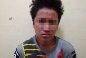 Salah seorang pelaku jambret bermotor berhasil dibekuk aparat Kepolisian Polres Kepahiang