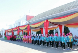 Provinsi Bengkulu gelar Jambore Kader PKK Tingkat Provinsi Bengkulu di Lapangan BPSDM