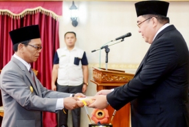 Pelantikan Plt Bupati Bengkulu Tengah