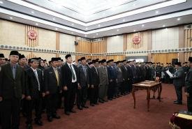 Sekda Lantik 142 Pejabat Eselon III dan IV