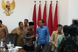 Rohidin Hadiri Ratas dengan Presiden
