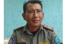 Kabag OPS Satpol PP Kota Bengkulu Asmiliadi,S.Sos