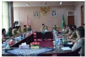 Pemkab Rejang Lebong, Gelar Rapat Pembentukan Tim Monitoring Serentak 2019 Bersama FKPD