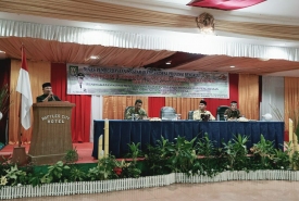 Sekretaris Daerah Provinsi Bengkulu Nopian Andusti dalam membuka Workshop pembinaan tenaga pendamping profesional