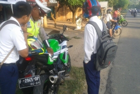 Pelajar di Kaur terjaring razia tertib lalu lintas