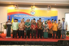 Menaker RI Hanif Dhakiri melantik PW IKA PMII Bengkulu
