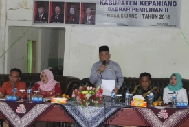Ketua DPRD Kepahiang Badarudin menyerap aspirasi warga Kepahiang