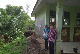 Gedung sekolah di Kepahiang yang nyaris ambruk