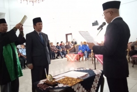 Pelantikan Sekda Bengkulu Selatan