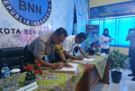 Polres Kota Bengkulu Teken Mou Bersama BNN