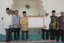 Pemerintah Apresiasi Pembangunan Masjid Ar-Rahmah