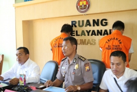Konfrensi Pers Polda Bengkulu