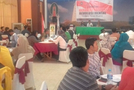 Rapat koordinasi program Bengkulu BISA (Bersih, Indah, Sejuk, Aman) di Aula Gunung Bungkuk