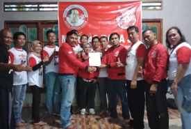 DPC Bara JP Bengkulu Utara menerima SK Kepengurusan dari DPD Bara JP Provinsi Bengkulu
