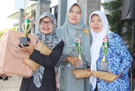 Pemenang Lomba Tenis Meja Ganda Putri