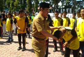 Bupati Rejang Lebong Kontingen Atlet Peserta Porprov