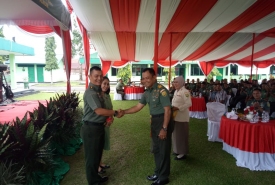 Pisah sambut Kodim 0408 Bengkulu Selatan-Kaur Kamis (13/9/18)
