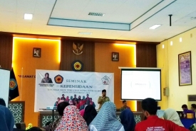 Kepala Bidang Pemberdayaan Pemuda Dispora Provinsi Bengkulu May Sudarta