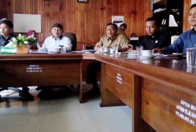 Kadistan Bengkulu Selatan, Darmawansyah, SE saat jumpa dengan Komisi II DPRD Bengkulu Selatan
