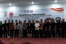Pelantikan Pengurus GABSI Bengkulu