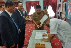 Wali Kota Lantik Pengurus KONI Kota Bengkulu