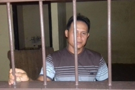 Ba (37 tahun) Kepala Desa Awat Mata ditahan di Mapolres Kaur