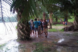 Banjir di Padang Guci Hilir