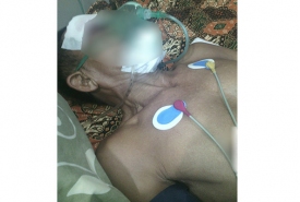 Wito Wijono saat dirawati di RSUD M Yunus Bengkulu