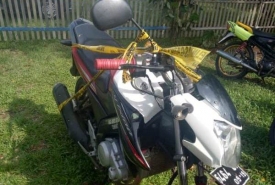 Yamaha Vixion Milik Pelaku