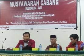 Muscab IMM Kota Bengkulu digelar di aula Kampus II UMB, Sabtu (13/10/2018)