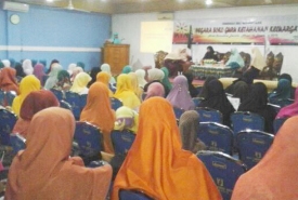 Seminar Ibu Nusantara di Hotel Dwinka Samudera, Kota Bengkulu, Minggu (18/12/2016).