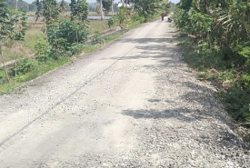 pembangunan peningkatan jalan di Desa Muara Danau Kecamatan Seginim