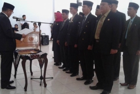 Pelantikan pejabat eselon II di Pemkab Bengkulu Selatan