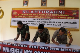 Ciptakan Situasi Kamtibmas yang Kondusif, Polres Kepahiang Gelar Silahturahmi