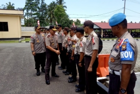 Kapolda Bengkulu Brigjen Pol. Drs. Supratman, M.H berkunjung ke Polres Bengkulu Selatan Jum'at (8/3/19)