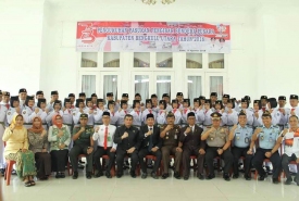 Penutupan Diklat Paskibraka dan Pengukuhan Paskibraka tingkat Bengkulu Utara dipimpin langsung oleh Wakil Bupati Bengkulu Utara Arie Septia Adinata.