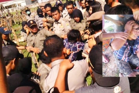 Korban saat dikeroyok